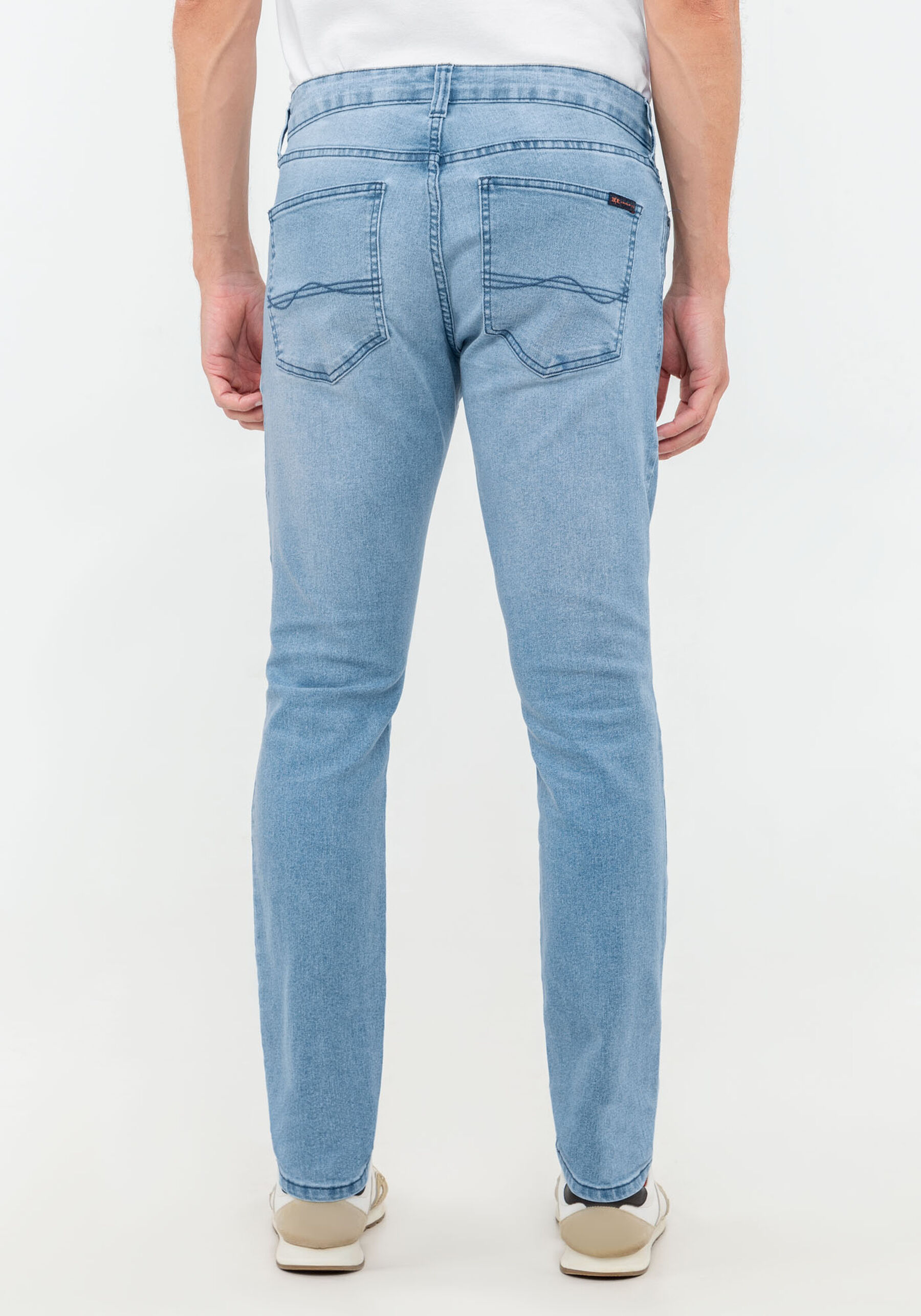 Calça Jeans Masculina Skinny com Elastano