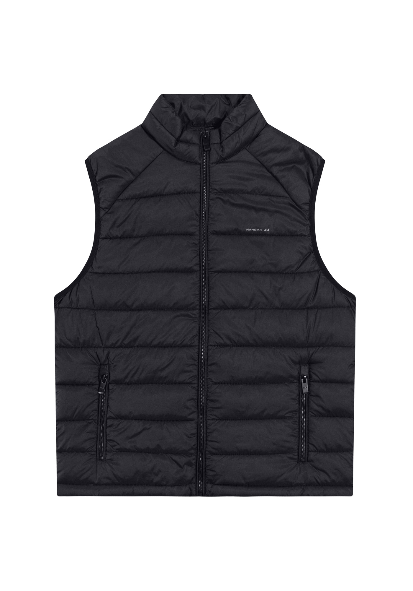 Colete Puffer Masculino Preto com Ziper - Compre Agora