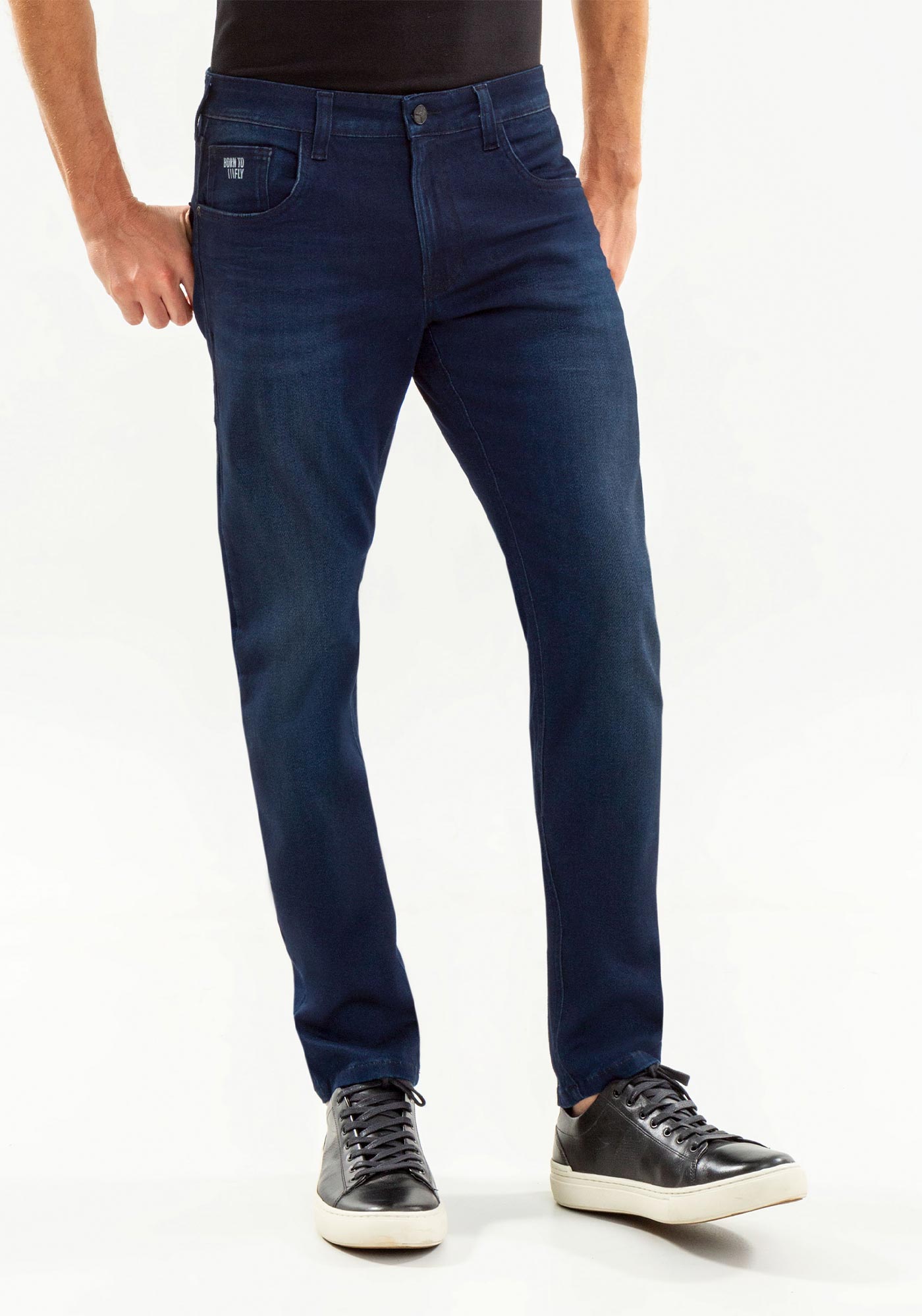 Calça jeans masculina sales bordada